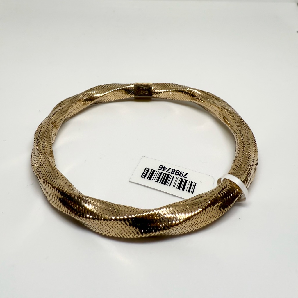 New Solid 10k Yellow Gold Italian Bracelet 399$